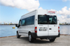 14-Sitzer Ford Transit rear view