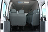 14-Sitzer Ford Transit rear view with 13+1 seats